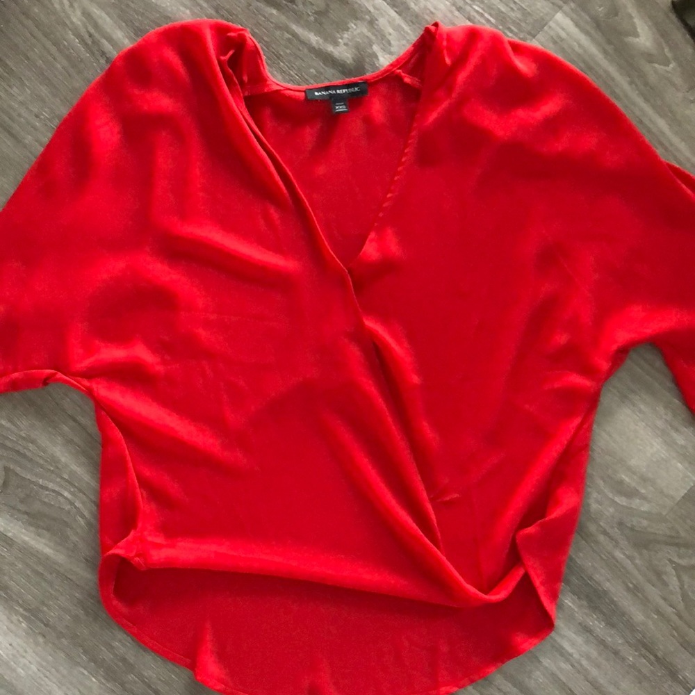 Red Banana Republic blouse